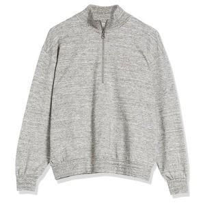 Terry Cotton and Modal Relaxed-Fit Quarter-Zip Sweatshirt- Size XL